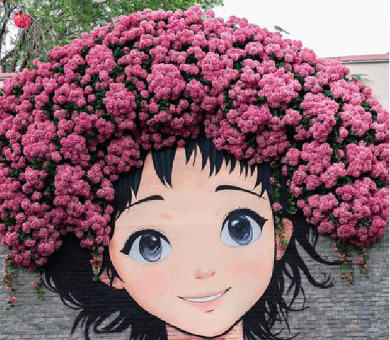 京山墙体彩绘-网红墙打卡