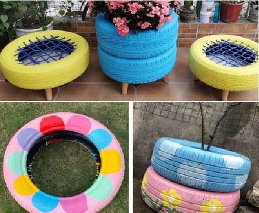 京山墙体彩绘-变废为宝