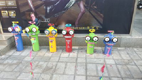 京山商业区彩绘