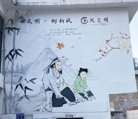 京山分享几个墙绘保养知识。