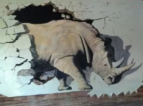 京山在墙绘中，如何绘制3D效果？