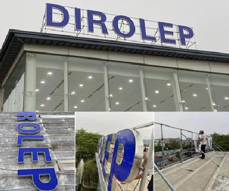 京山楼顶发光字安装的注意事项。